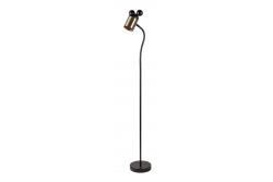 Lattiavalaisin MOUSE, 0086, maks.250V, 50/60Hz, 1*E27, maks.25 W, IP20, halk.8 cm, musta/kulta