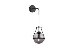 Seinävalaisin DROP 4, 7325, AC220-240V, 50/60Hz, 1*E27, max.40W, musta