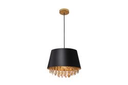 Kattolamppu NESTO, 5994, AC220-240V, 50/60Hz, 1*E27, maks.40W, IP20, keskim. 30 cm, musta/kulta