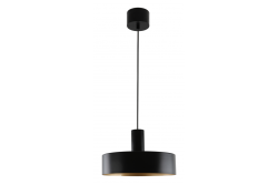 Kattokruunu SELVIA II, 9585, max. 250V, 50/60Hz, 1*E27, max.40 W, IP20, keskim. 30 cm, musta/kulta
