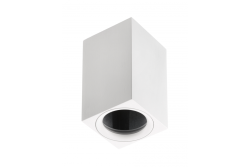 Kattovalaisin TIPO, alumiini, 60x60x100, IP20, max 50W, neliskulmainen. Valkoinen