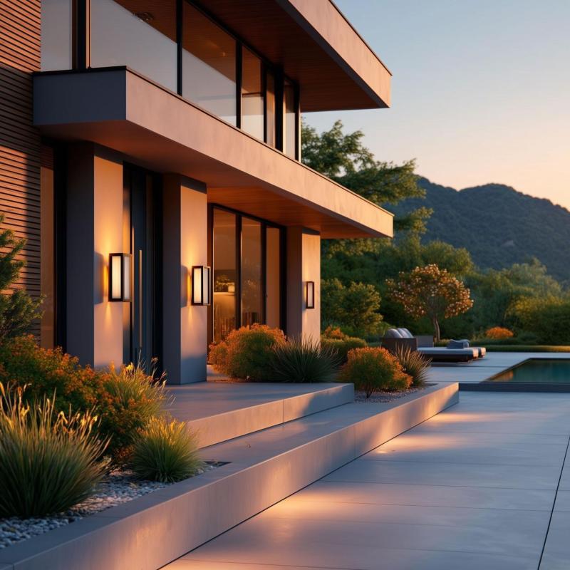 VASTI julkisivuvalaisin, E27, MAX. 12W, IP54, AC220-240V, 50/60Hz, musta