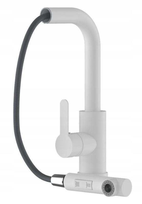 Graniteland Celeste Keittiöhana Valkoinen, jossa on Ulosvedettävä Suihku ja Kaksitoiminen Käsisuihku 1208969526