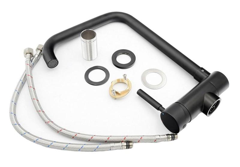 Graniteland Serenity Keittiöhana Musta taitettavalla juoksuputkella 1208969533