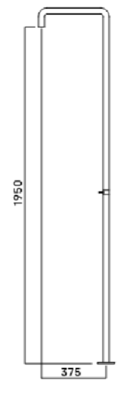 Waterevolution Flow suihkutolppa sekoitusventtiilillä kupari T146CPE