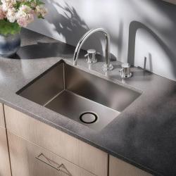 Waterevolution Flow 3-reikäinen keittiöhana kääntyvällä juoksuputkella ja suodatetun veden liitännällä kromi T152U01