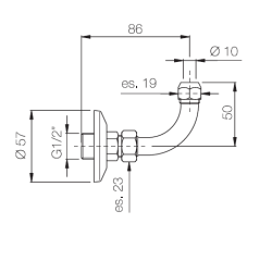 PB-accessoire RST-kulmaputki pesuallashanaan tai lavuaarin hanan 1208969843