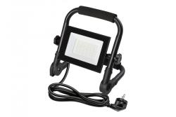 NELI Kannettava Valonheitin, LED, 30W, 2700lm, 6400K, AC220-240V, IP65, 1.5m kaapeli