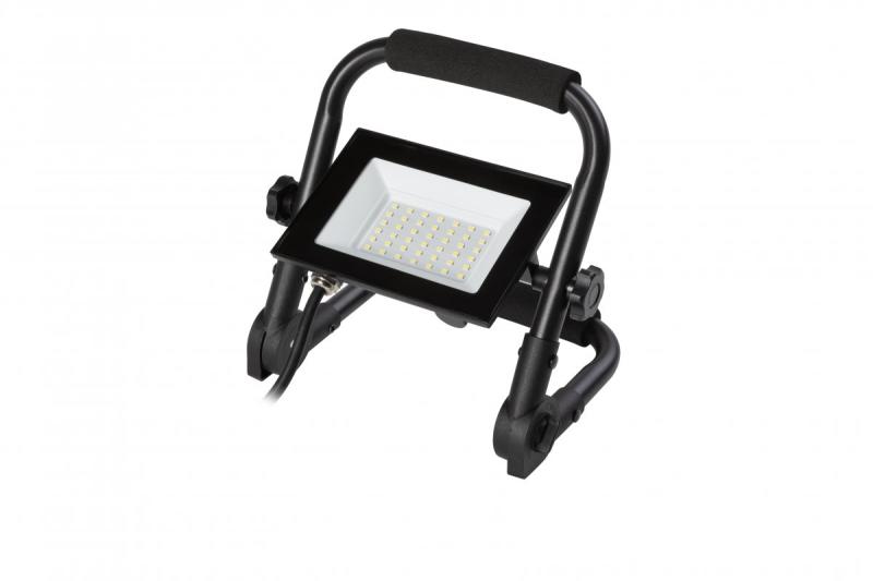 NELI Portable Floodlight, LED, 30W, 2700lm, 6400K, AC220-240V, IP65, 1.5m cable