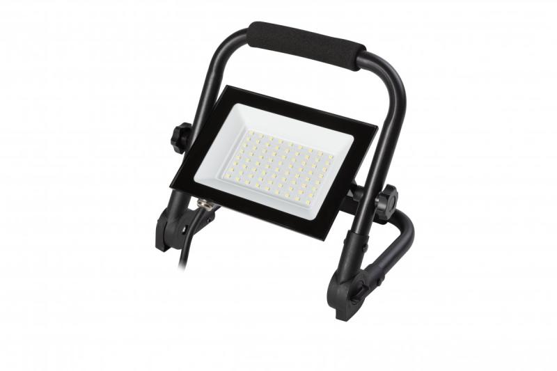 NELI Portable Floodlight, LED, 50W, 4500lm, 6400K, AC220-240V, IP65, 1.5m cable