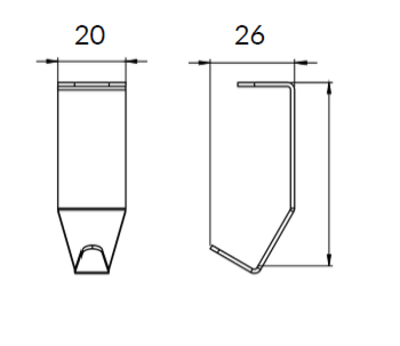 Epka Luxion Koukut Keittiökiskoille Metalli Musta 1208969962