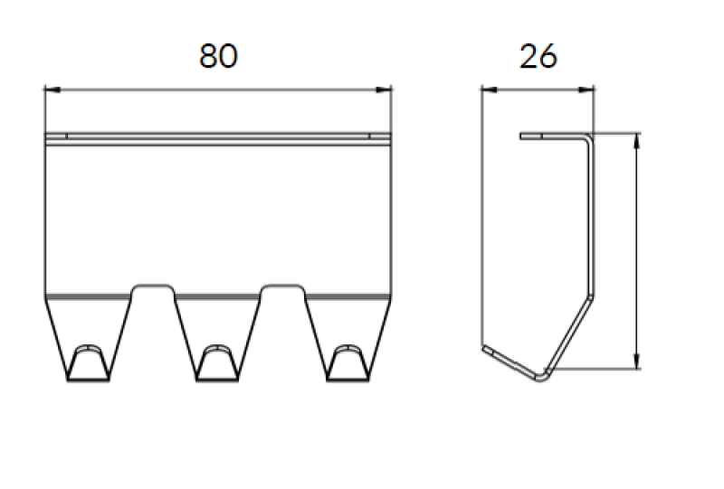Epka Luxion Kolminkertainen Koukun Keittiökiskoon Metalli Musta 1208969963