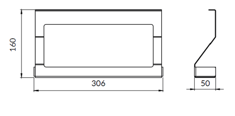 Epka Luxion Maustehylly Keittiökiskoille Metalli Musta 1208969964