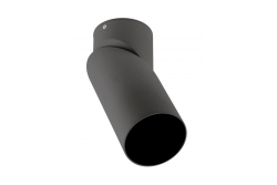 Kattolamppu VIRGO, max. 250V, 50/60Hz, 57x152mm, IP20, max. 20W, Pyöreä, Musta