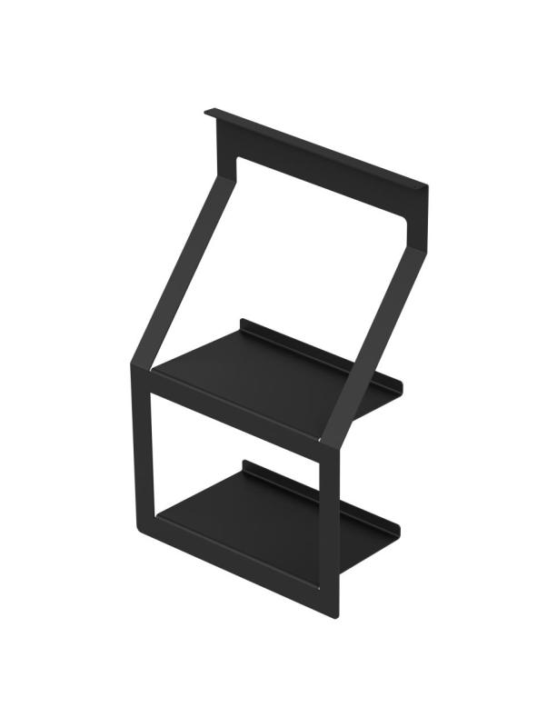 Epka Luxion Set Keittiöraide 100 cm lisävarusteilla Metalli sokkikiinnityksellä Musta 1208969984