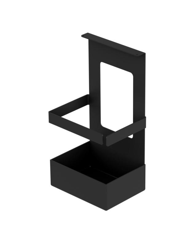 Epka Luxion Set Keittiöraide 80 cm Lisävarusteilla Metalli Sokeakiinnityksellä Musta 1208969994