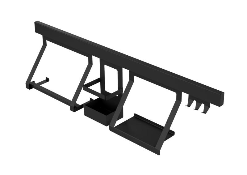 Epka Luxion Set Keittiöraide 80 cm Lisävarusteilla Metalli Sokeakiinnityksellä Musta 1208969994