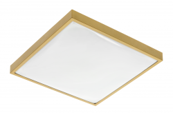 ALTAR LED-kattolamppu, 295x295mm, 4000K, 24W, 1680lm, AC180-250V, 50/60 Hz, PF>0.5, IP44, kultaväri, 3 vuoden takuu.