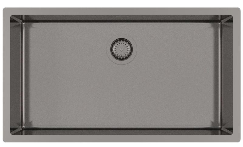 Ausmann Mosel gun metal suuri pesuallas RST - PVD gun metal 74x40 yleiskäyttöinen 1208970024