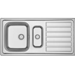 Banka Centurio 100-15 RVS 1,5 Allas asennus 100 x 50cm valutusalueella 1208970035