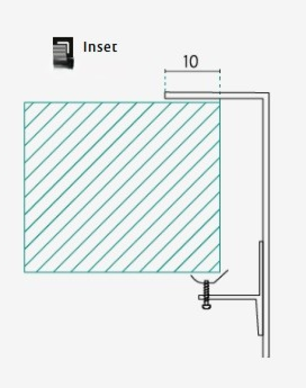 IB1530 RVS Pesuallas 168 x 318 mm Pinta- ja Tasoupotus 1208970043