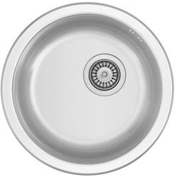 Banka R18380 RVS Pyöreä Pesuallas 45 cm Päälle asennettava 1208970055