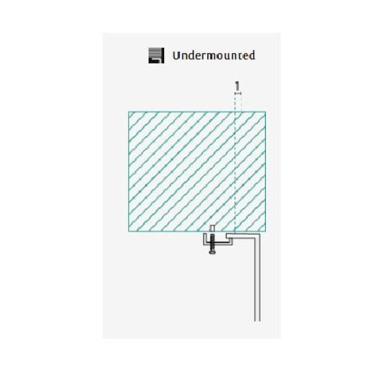 Banka P18380 Ruostumaton teräs Pyöreä matala pesuallas tippakaukalo 45 cm Pinta- ja alakaappi 1208970057