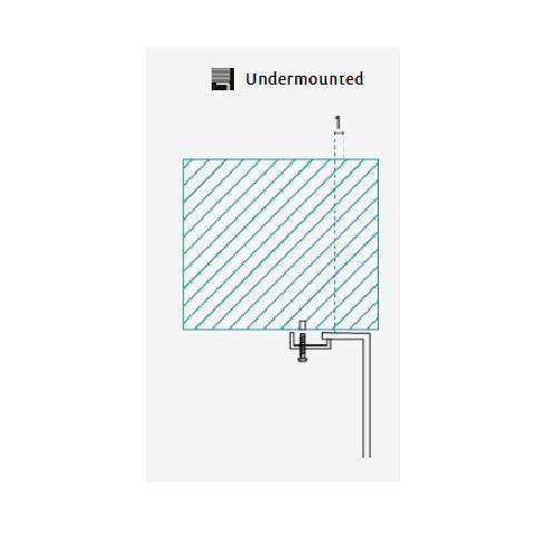 Banka Princess Stainless Steel Double Sink Undermount 750x475 mm 1208970067 - Productafbeelding 4