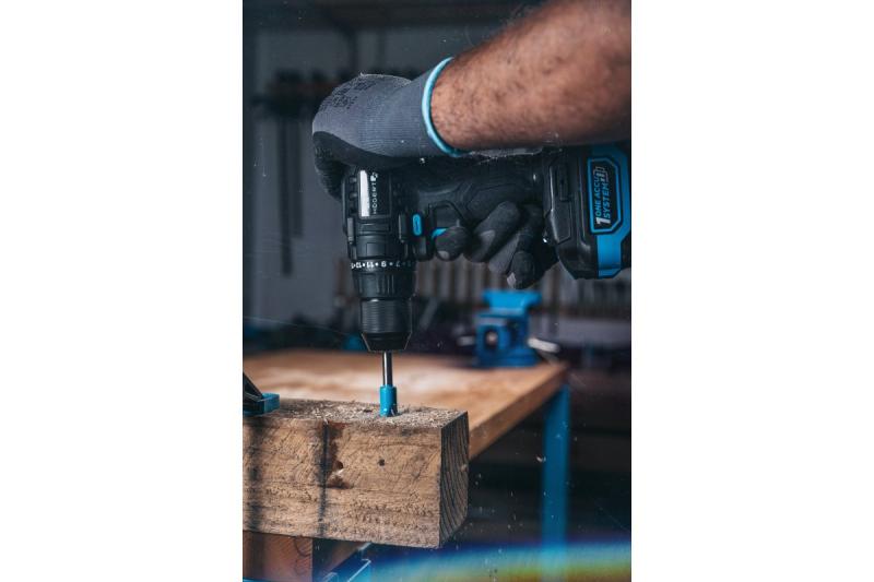 HÖGERT tehokas 18V akkukäyttöinen ruuvinväännin puulle ja metallille