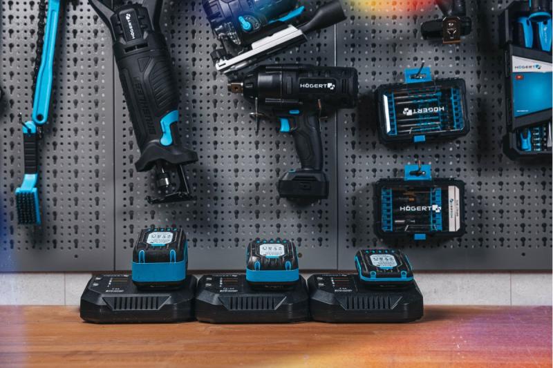 HÖGERT ladattava akku 4,0 Ah 18 V