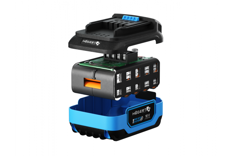 HÖGERT ladattava akku 4,0 Ah 18 V