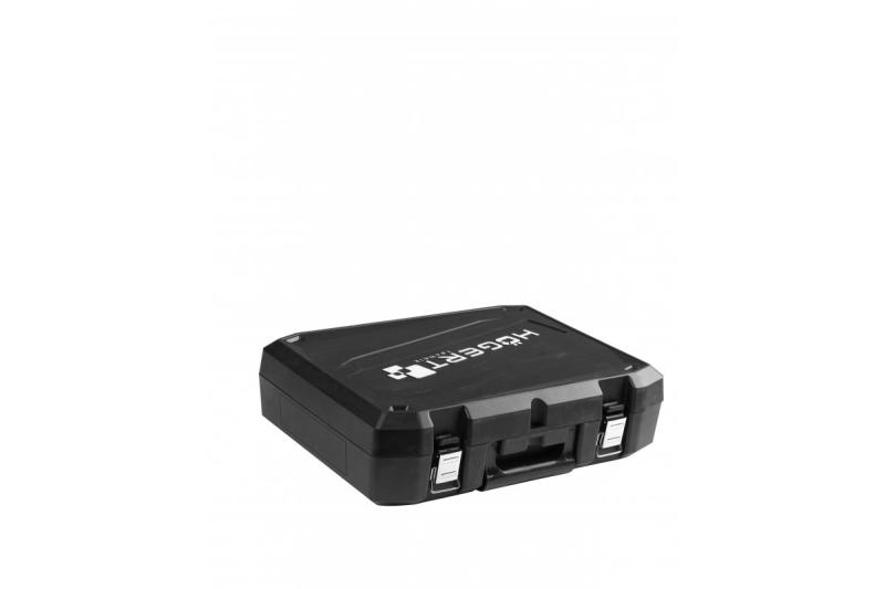 HÖGERT 18V akkuruuvinväännin, setti akun, laturin, bittipidikkeen ja poralajitelman kanssa.