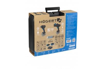 HÖGERT akkuiskuväänninsetti 200 Nm 18V harjattomalla moottorilla.