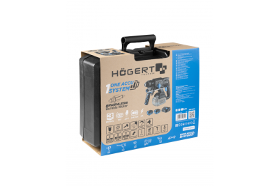 HÖGERT akkuruuvinväänninsetti, 18V, OneAccuSystem, akulla, laturilla salkussa