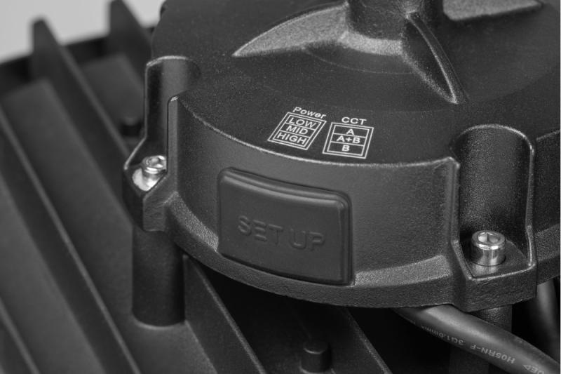 ATLANTA highbay luminaire, LED, 150W-120W-90W, 150lm/W, CCT, AC100-240V, IP65