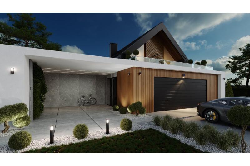 Aurinkotulvalamppu liike- ja hämärätunnistimella GUARDOS, LED, 300lm, 6400K, 1200mAh, IP65, dummykamera