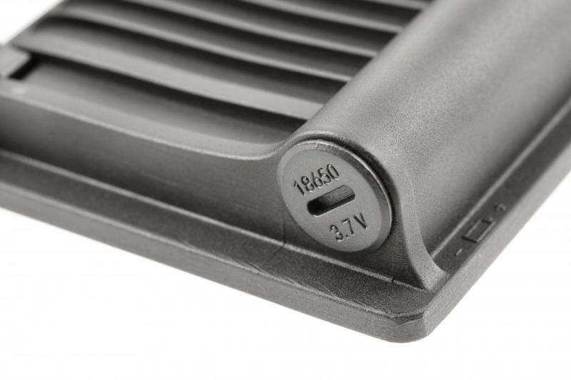 Aurinkotulvalamppu LUMOS II, LED, 2000lm, 6400K, 2600mAh vaihdettava, IP65, musta