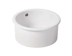Ausmann Ceramic Ember Keraaminen Valkoinen Pyöreä Pesuallas Päälle- ja Alapuolinen Asennus 1208970512