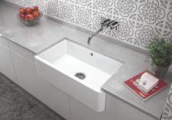 Ausmann Ceramic Mira Keraaminen Valkoinen Pesuallas - Alapuolinen ja Välirakennus 795 x 460 mm 1208970515