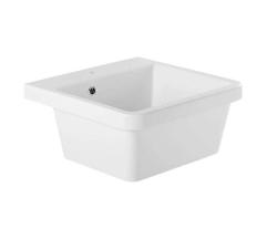 Ausmann Ceramic Frost Keraaminen Valkoinen Pesuallas - Pöytätasolle asennettava 510 x 506 mm hanareikätasolla 1208970516