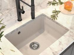 Graniteland Solo Graniitti Beige Hiekanvärinen Altaan Alusallas 535x400 mm ruostumattomasta teräksestä valmistetulla tulpalla 1208970636