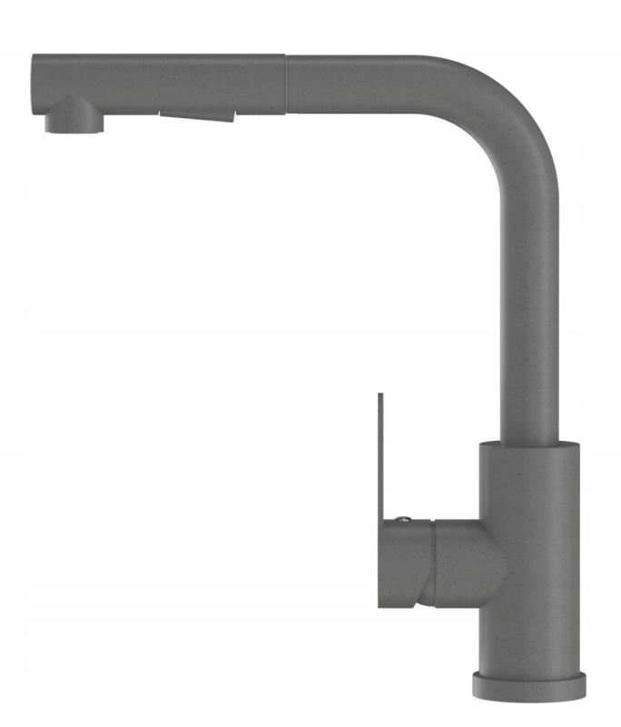 Graniittimaa Celeste Keittiöhana Harmaa, jossa Ulosvedettävä Juoksuputki ja Kaksoistoiminen Käsisuihku 1208970663