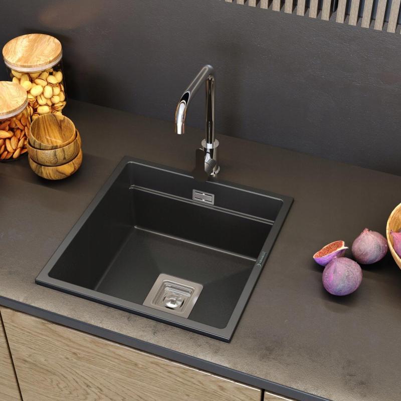 Graniittimaa Stellar Keittiöhana Kromi kääntyvällä juoksuputkella 1208970667