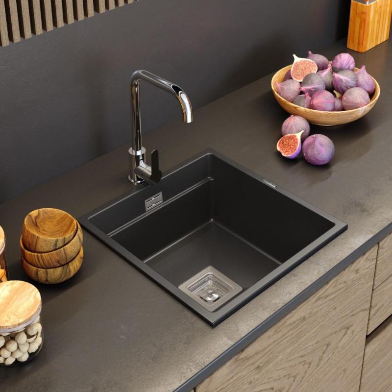 Graniittimaa Stellar Keittiöhana Kromi kääntyvällä juoksuputkella 1208970667