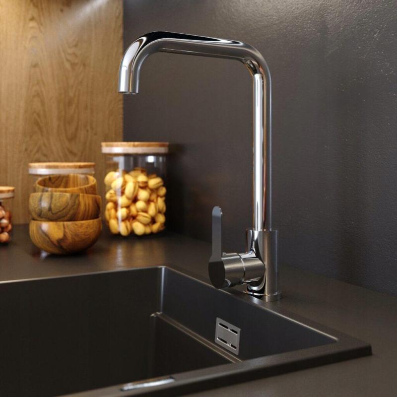 Graniittimaa Stellar Keittiöhana Kromi kääntyvällä juoksuputkella 1208970667