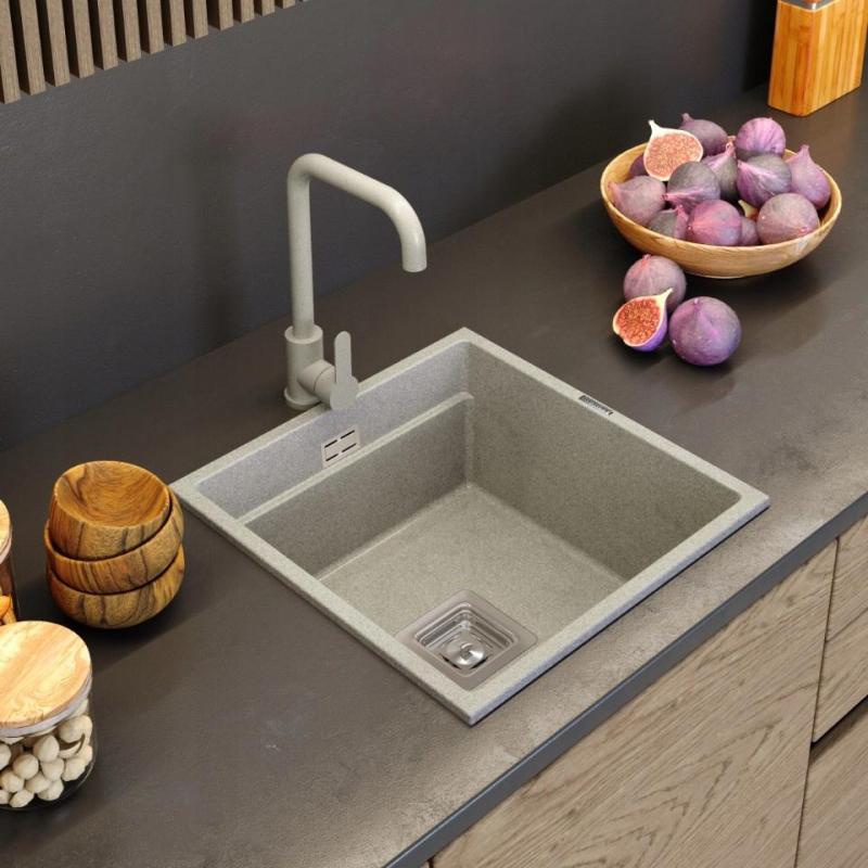 Graniittimaa Stellar Keittiöhana Beige hiekka kääntyvällä juoksuputkella 1208970672