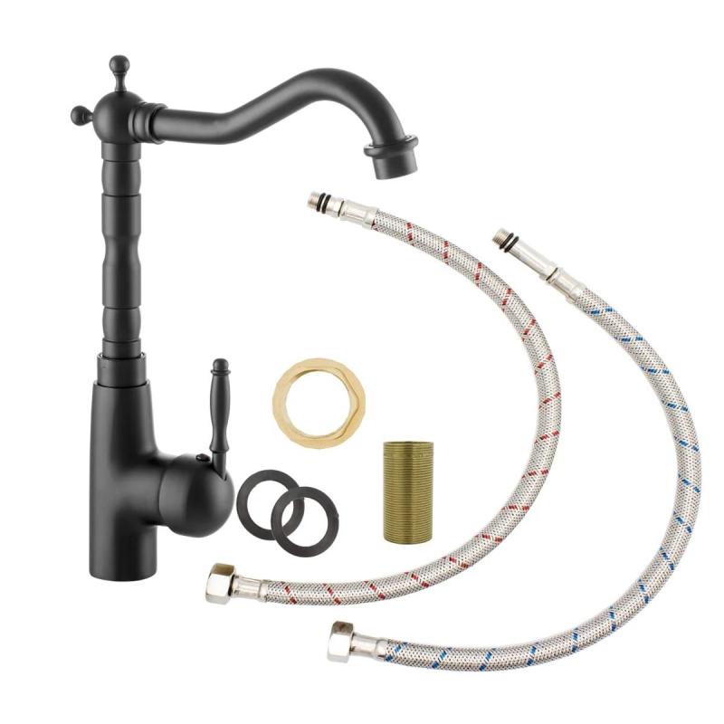 Graniteland Verve Keittiöhana Musta kääntyvällä ulostulolla 1208970702