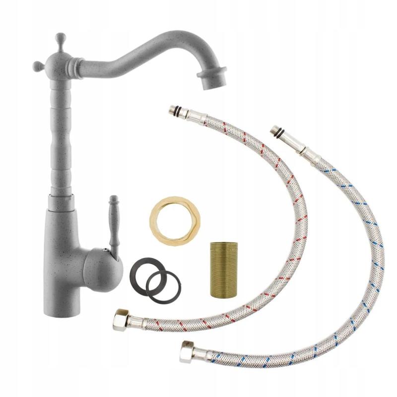 Graniteland Verve Keittiöhana Harmaa kääntyvällä juoksuputkella 1208970703