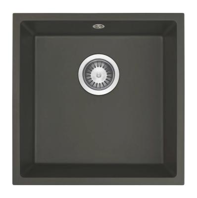 GraniteMy Universal Graniitti Harmaa, tumma Allas 40x40 cm Päälle asennus, Alapuolinen asennus ja Tasoon upotus RST Tulppa 1208970742