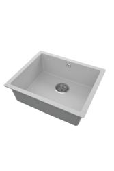 GraniteMy Universal Graniittinen Harmaa Tiskiallas 50x40 cm Päälleasennus, Alasasennus ja Tasoon upotus RST Tulppa 1208970745